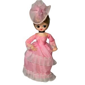 Vintage Bradley  Doll Big Eye Pink Dress Korea